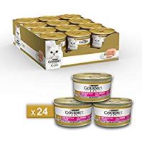 Gourmet Gold Mousse per il Gatto, con Vitello, 85 g - Confezione da