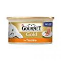 Gourmet Gold Mousse per il Gatto, con Tacchino, 85 g - Confezione da