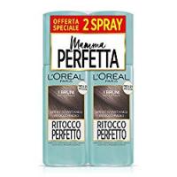 L'Oréal Paris Spray Istantaneo Ritocco Radici Ritocco Perfetto, Bruno, Confezione Speciale, 2 Confezioni da