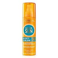 L'Oréal Paris Crema Solare Spray IP 30 Sublime Sun Protect e Sublime, Protezione Solare Media IP30, Abbronzatura Intensa