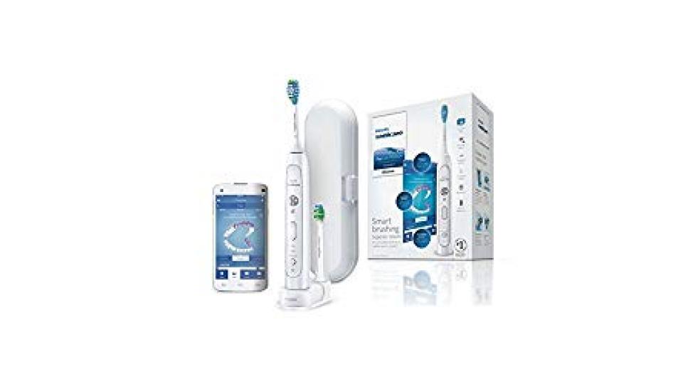 Philips Sonicare HX9192/01 FlexCare Platinum Connected Spazzolino Elettrico con Tecnologia Sonicare, Connesso all'Applicazione