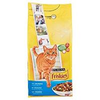 Friskies Adult Crocchette per il Gatto, con Salmone e Verdure Aggiunte, 2 kg, Pacco da 6