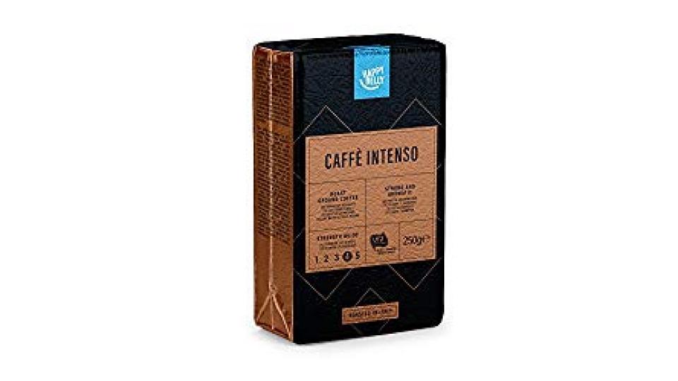 Marca Amazon - Happy Belly Caffè tostato macinato"Caffè Intenso" (4 x 250g)