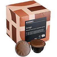 Marchio Amazon- Solimo Capsule Lungo, compatibili Dolce Gusto- caffè certificato UTZ-