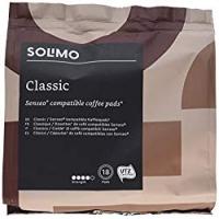 Marchio Amazon- Solimo Cialde Classic, compatibili con Senseo - caffè certificato UTZ, 90 cialde (5x18)