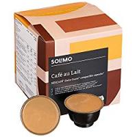 Marchio Amazon- Solimo Capsule Cafè Au Lait, compatibili Dolce Gusto- caffè certificato UTZ-