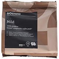Marchio Amazon- Solimo Cialde Mild, compatibili con Senseo - caffè certificato UTZ, 90 cialde (5x18)