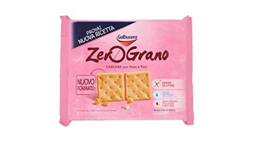ZEROGRANO CRACKERS CON MAIS E RISO Galbusera 8x40g