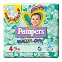 Pampers Baby Dry Pannolini Maxi, Taglia 4 (7-18 kg)