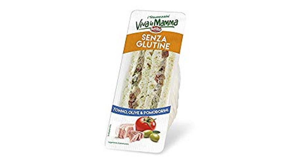 2 TRAMEZZINI TONNO, OLIVE E POMODORINI GLUTEN FREE Viva La Mamma F.lli Beretta