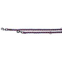 Trixie Safer Vita Cavo Reflect Guinzaglio regolabile, Grande-X-Large, Blu/Rosso