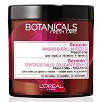 L'Oréal Paris Botanicals Geranio Rimedio di Brillantezza Maschera per Capelli Colorati o Spenti, 200 ml, Senza Siliconi, Senza Parabeni, Senza Coloranti