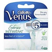 Gillette Venus Embrace Sensitive Lamette da Donna - Confezione da 4