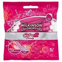 Wilkinson Extra 2 Beauty Rasoio Usa e Getta con 2 lame ed extra grip, 2 confezione da