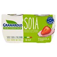 GRANAROLO 100% VEGETALE SOIA GUSTO FRAGOLA, 2x125g