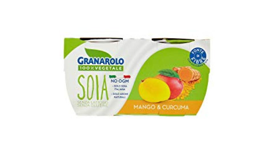GRANAROLO 100% VEGETALE SOIA GUSTO MANGO E CURCUMA, 2x125g