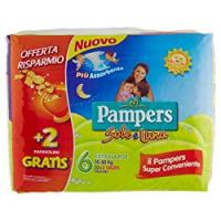 Pampers Sole e Luna Pannolini Extralarge, Taglia 6 (15-30 kg)