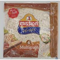 6 TORTILLAS WRAPS MULTIGRAIN