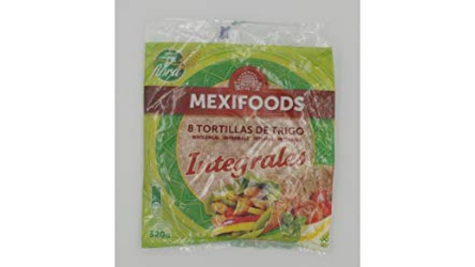 8 TORTILLAS FAJITAS INTEGRALI