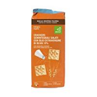 Crackers semintegrali salati in superficie