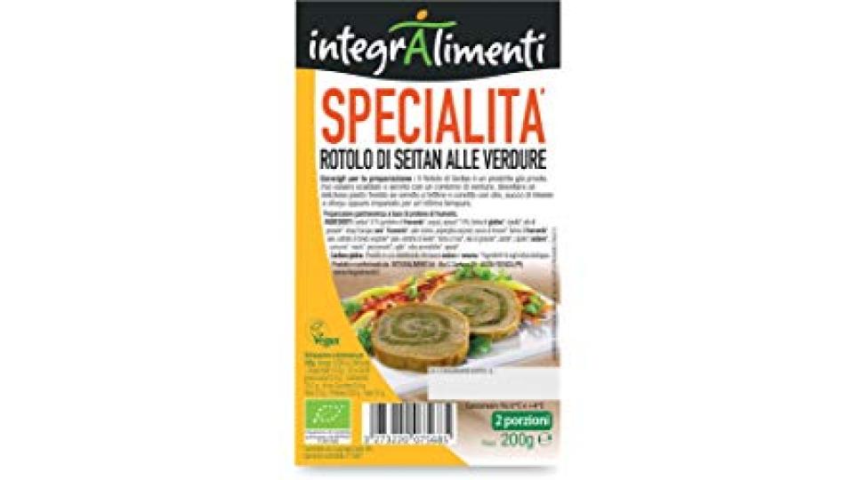 Rotolo di seitan alle verdure Integralimenti