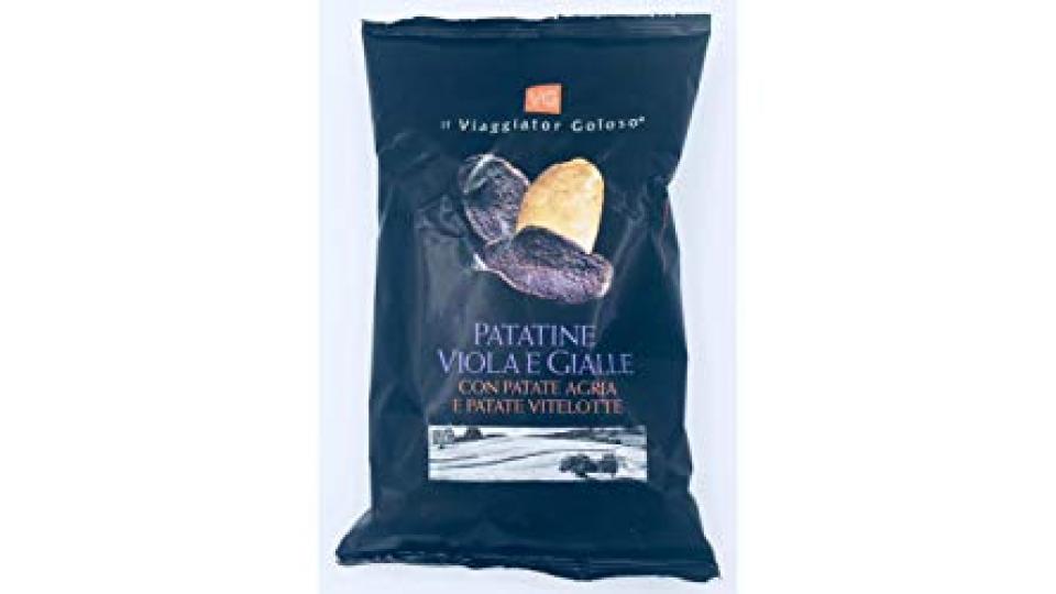 PATATINE VIOLA E GIALLE con Patate Agria e Patate Vitelotte il Viaggiator Goloso