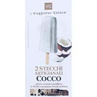 2 STECCHI GELATO ARTIGIANALI AL COCCO il Viaggiator Goloso