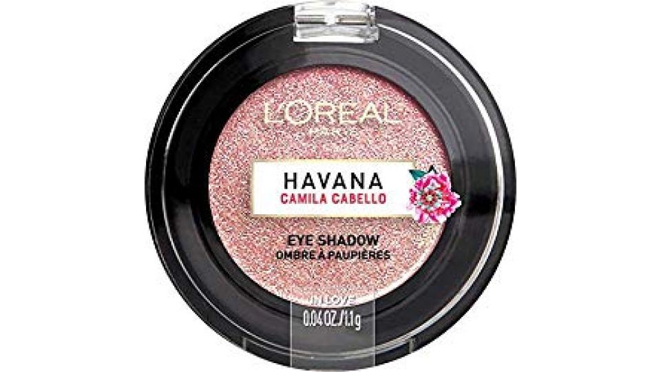 L'Oréal Paris Ombretto Cremoso Extra-pigmentato, Havana Eye Shadow In Love, Havana Camila Cabello Limited Edition, Rosa