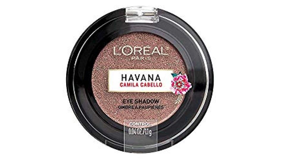 L'Oréal Paris Ombretto Cremoso Extra-pigmentato, Havana Eye Shadow Control, Havana Camila Cabello Limited Edition, Marrone
