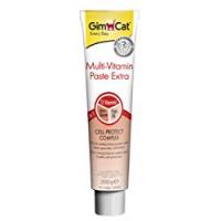 GimCat Multi-Vitamin Paste Extra Cibo Complementare per Gatti Omega 3 e 6-200 gr
