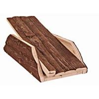 Altalena in legno naturale per porcellini d'India e conigli