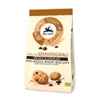 Frollini Semintegrali con gocce di cioccolato