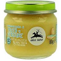 Omogeneizzato di trota con verdure