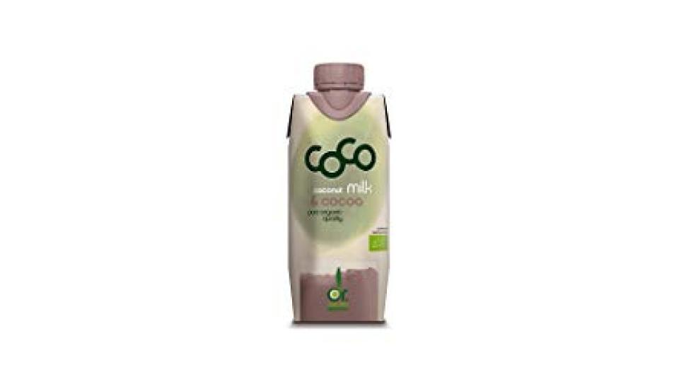 Latte di cocco con cacao