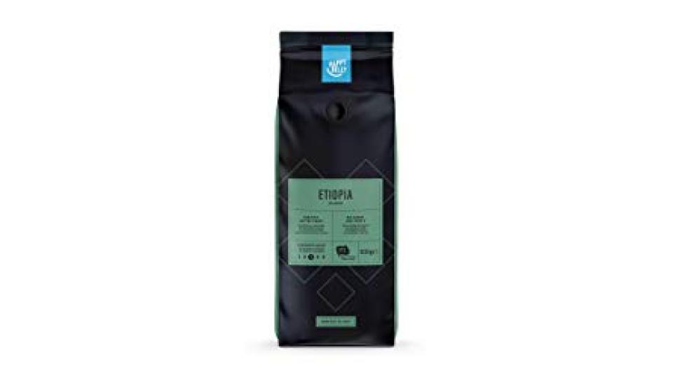 Marca Amazon - Happy Belly Chicchi di caffè tostati"ETIOPIA" (2 x 500g)