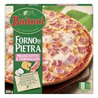 Buitoni Forno di Pietra - Prosciutto e Formaggio Pizza Surgelata, 350 G (1 Pizza)