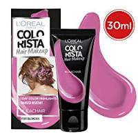 L'Oréal Paris Colorista Hair Makeup Colorazione Capelli Temporanea 1 Giorno per Ciocche e Punte, Tinta per Capelli Biondi, Meches Lilla (Lilac)