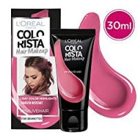 L'Oréal Paris Colorista Hair Makeup Colorazione Capelli Temporanea 1 Giorno per Ciocche e Punte, Tinta per Capelli Castani, Meches Rosa Malva (Mauve)