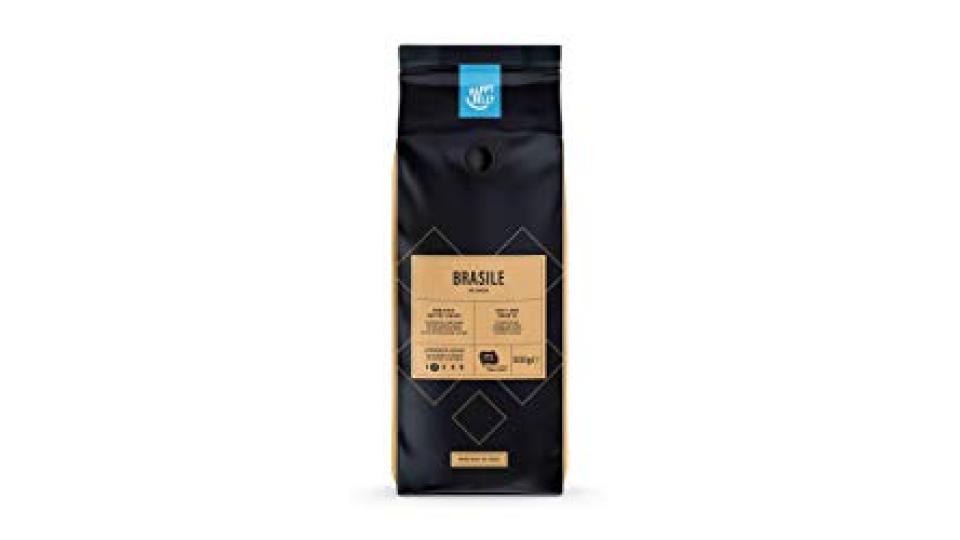 Marca Amazon - Happy Belly Chicchi di caffè tostati"BRASILE" (2 x 500g)