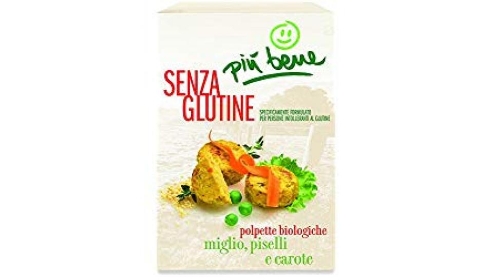 Polpette di miglio piselli e carote