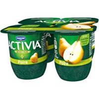 Activia Pera in Pezzi - Pacco da 4 X