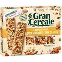 Gran Cereale Snack Barrette con Grano Mandorle e Semi di Zucca