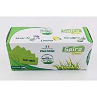 30 PIASTRINE CITRONELLA con Oli Essenziali Naturali, Spira Green