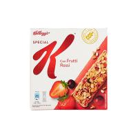 Kellogg's - Barrette di cereali, con Frutti Rossi