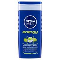 Nivea Men Energy Doccia Shampoo Energizzante con Estratti di Menta, 250 ml, Confezione da 3