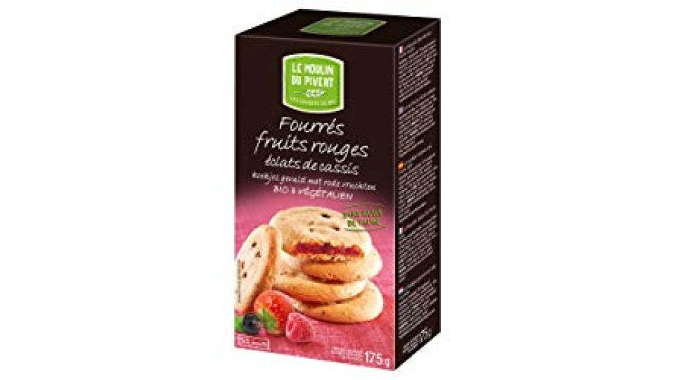 Biscottini fourrés ripieni al cassis Le Moulin du Pivert