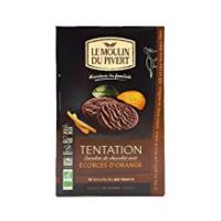 Biscottini “Tentation” all’arancia ricoperti di cioccolato fondente Le Moulin du Pivert