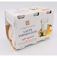 LATTE FERMENTATO AGLI AGRUMI Fonte di Vitamina B6 e D il Viaggiator Goloso, 6 x