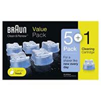 Braun Clean&Charge Cartucce di Ricarica CCR, Confezione da 5+1 Ricambi