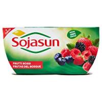 Sojasun FRUTTI ROSSI 100% Vegetale Senza Lattosio, 2x100g